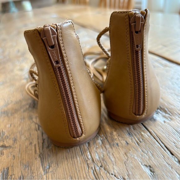 ALDO Vegan Leather Woven Boho Lace Up Sandals - Picture 3 of 6